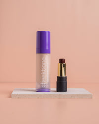 Illuminating Primer Gel & Hydrating Lip Balm Set - Dewy Duo in Moon Dew